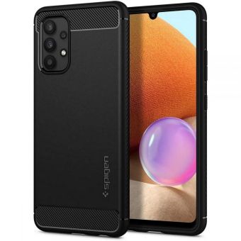 Odolné puzdro na Samsung Galaxy A52/A52 5G Spigen Rugged Armor čierne 