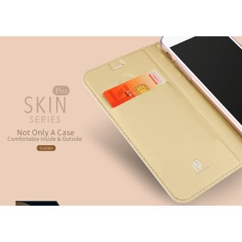 Diárové puzdro na Motorola Moto G 5G Dux Ducis Skin Pro ružovo zlaté