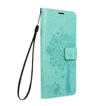 Diárové puzdro na Samsung Galaxy A52/A52 5G Forcell MEZZO tree zelené
