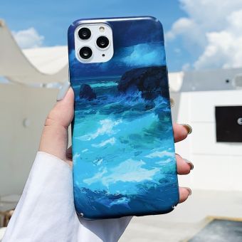 Plastové puzdro na Apple iPhone 12/12 Pro Vlny