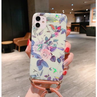 Plastové puzdro na Apple iPhone 12/12 Pro Rose ružovo modré 