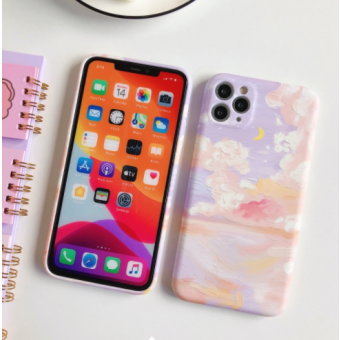 Silikónové puzdro na Apple iPhone 12 Hviezdna obloha