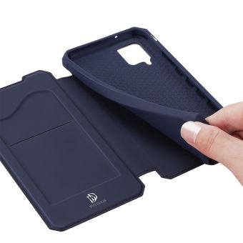 Diárové puzdro na Samsung Galaxy A42 5G Dux Ducis Skin X modré