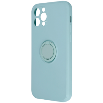 Silikónové puzdro na Samsung Galaxy S20 FE/S20 FE 5G Finger Grip Ring zelené