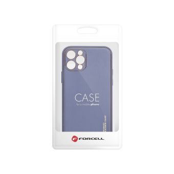 Plastové puzdro na Apple iPhone 11 Pro Forcell LEATHER modré