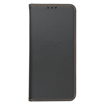 Diárové puzdro na Samsung Galaxy A12/M12 Leather Forcell Smart Pro čierne