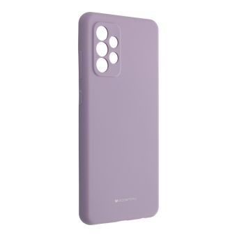 Silikónové puzdro na Samsung Galaxy A72/A72 5G Mercury Silicone fialové