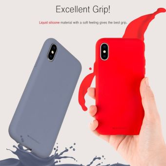 Silikónové puzdro na Apple Phone 13 Pro MAX Mercury Silicone fialové
