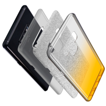 Silikónové puzdro na Samsung Galaxy A22 5G Shine Bling ružové 