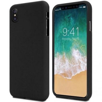 Silikónové puzdro na Apple iPhone 13 Mercury Soft Jelly čierne