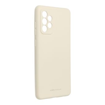 Silikónové puzdro na Samsung Galaxy A72/A72 5G Roar Space krémové