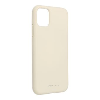 Silikónové puzdro na Apple iPhone 11 Roar Space krémové