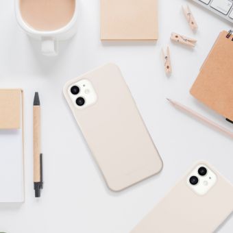 Silikónové puzdro na Apple iPhone 11 Roar Space krémové