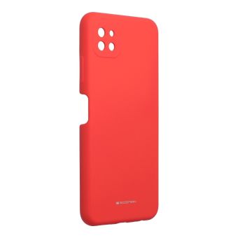 Silikónové puzdro na Samsung Galaxy A22 5G Mercury Silicone červené
