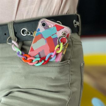 Silikónové puzdro na Apple iPhone 7 Plus/8 Plus retiazka vzor 3