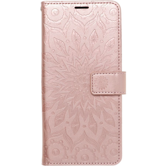 Diárové puzdro na Samsung Galaxy A13 5G A136/A04s A047 MEZZO Mandala ružovo-zlaté