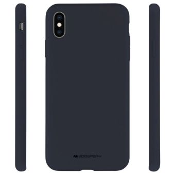 Silikónové puzdro na Apple iPhone 13 Mercury Silicone modré