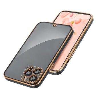 Silikónové puzdro na Apple iPhone 12 Pro Forcell LUX čierne
