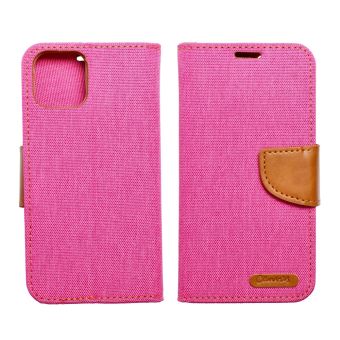 Diárové puzdro na Samsung Galaxy A33 5G A336 Canvas ružové