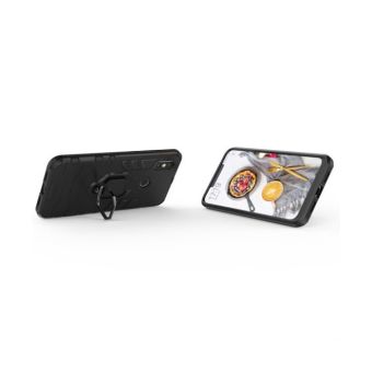 Odolné puzdro na Xiaomi Redmi 10 Ring Armor čierne