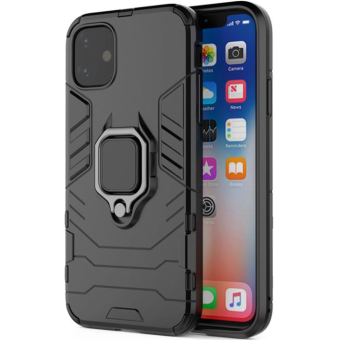 Odolné puzdro na Xiaomi Redmi 10 Ring Armor čierne