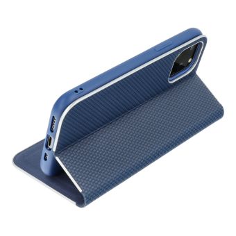Diárové puzdro na Samsung Galaxy A13 A135 Forcell LUNA Carbon modré 
