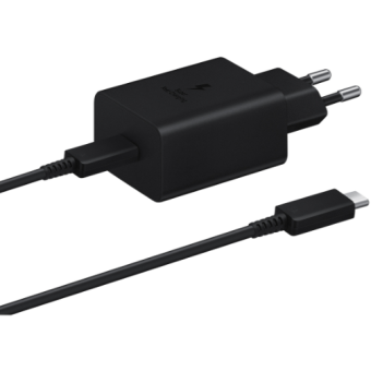Rýchlonabíjačka Samsung EP-T4510XBE 45W USB-C + USB-C kábel čierna (Blister)