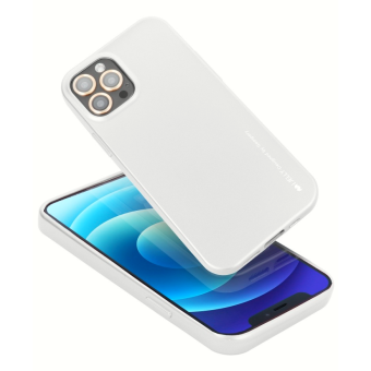 Silikónové puzdro na Samsung Galaxy S22 G901 5G Mercury i-Jelly strieborné