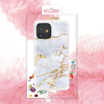Zadné puzdro na Apple iPhone 12/12 Pro Kingxbar Agate červené
