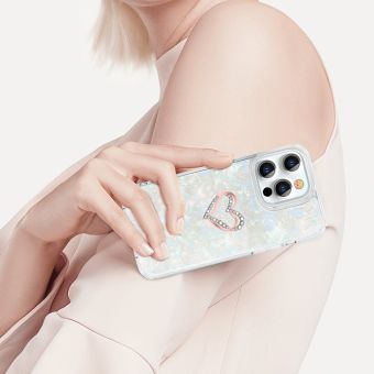 Zadné puzdro na Apple iPhone 13 Pro Max Kingxbar Epoxy biele