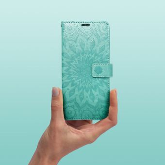 Diárové puzdro na Samsung Galaxy A03 A035 Forcell MEZZO mandala zelené