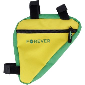 Forever Outdoor FB-100, taška na bicykel na rám, žlto-zelená