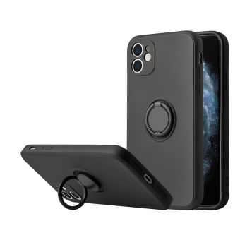 Silikónové puzdro na Samsung Galaxy A03 Silicone Ring čierne