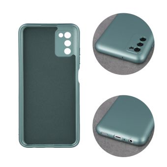 Silikónové puzdro na Motorola Moto E30/E40 Metallic svetlozelené