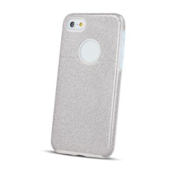 Glitter 3in1 TPU Xiaomi Redmi Note 11/11S strieborné
