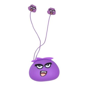 Earphones JELLIE MONSTER Tiger YLFS-01 Jack 3,5mm purple