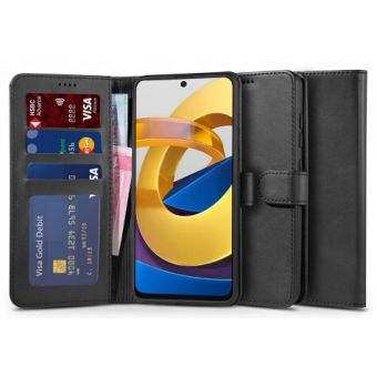 Diárové puzdro na Xiaomi Poco X4 Pro 5G Tech-protect čierne