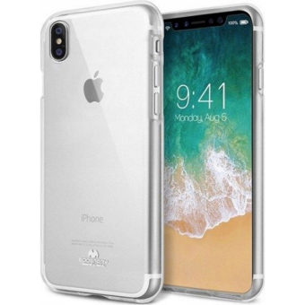 Silikónové puzdro na Apple iPhone 14 Mercury Jelly transparentné
