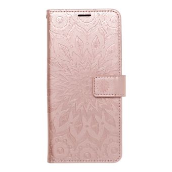 Diárové puzdro na Xiaomi Redmi 10C/Poco C40 Forcell MEZZO mandala ružovozlaté
