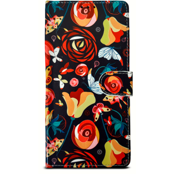 Diárové puzdro na Xiaomi Redmi Note 10/10S Licence ART Book kvety a motýle
