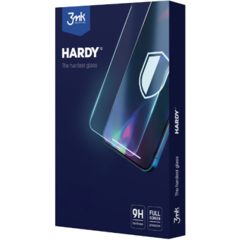 Tvrdené sklo na Apple iPhone 12 Pro Max 3MK Hardy celotvárové čierne