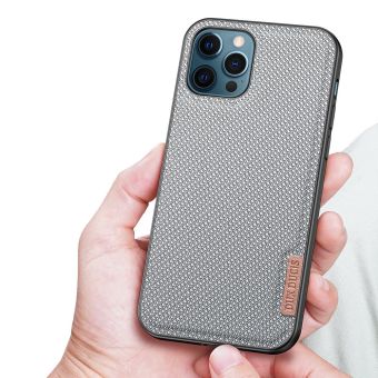 Plastové puzdro na Apple iPhone 12/12 Pro Dux Ducis Fino sivé 