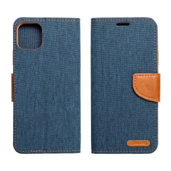 Diárové puzdro na Apple iPhone 14 Pro Max Canvas modré