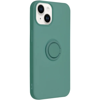Silikónové puzdro na Apple iPhone 14 Pro Max Forcell Silicone Ring zelené