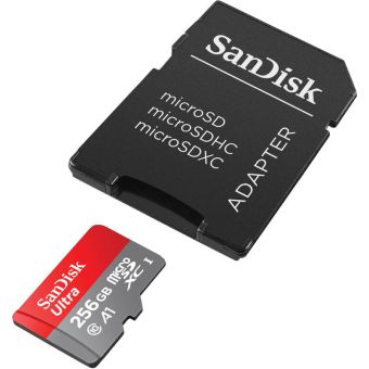 Pamäťová karta SanDisk Ultra microSDXC 256GB 150MB/s Class 10 UHS-I + SD adaptér