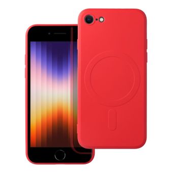 Obal SILICONE MAG COVER MagSafe Apple iPhone 7/8/SE 2020/SE 2022 červený