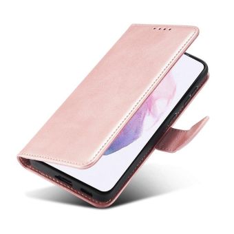 Diárové puzdro na Samsung Galaxy S22 5G S901 Magnet Elegance ružové