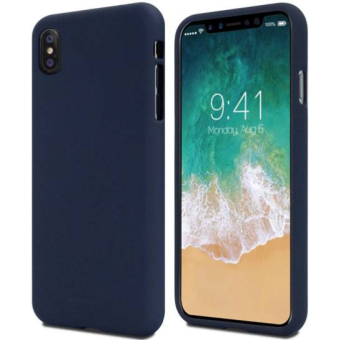 Silikónové puzdro na Apple iPhone 14 Mercury Soft modré