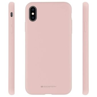 Kryt na Apple iPhone 14 Pro Max Mercury Silicone ružovo-pieskové