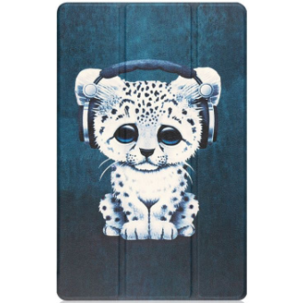 Diárové puzdro na Lenovo Tab M10+ 10.3 Tech-protect Smartcase sad cat